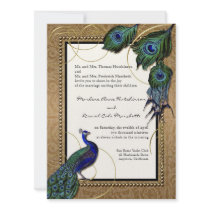 Vintage Peacock Feather 7 - Formal Elegant Wedding