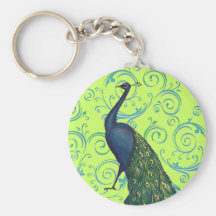 Vintage Peacock Key Chains