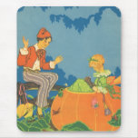 Vintage Peter Peter Pumpkin Eater Nursery Rhyme mousepads