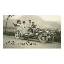 Vintage phaeton business card