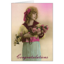 Vintage Photo Congratulations Greeting Cards