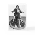 Vintage Photo - Girl on Cycle cards