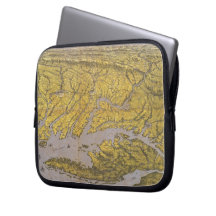 Vintage Pictorial Map of Virginia (1861) Laptop Sleeves