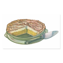 Vintage Pie; Lemon Meringue Stickers