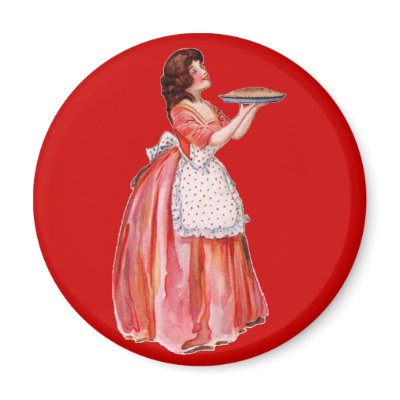 Vintage Pie Maker Magnets by JuJuGarden