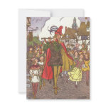 Vintage Pied Piper of Hamelin Fairy Tale by Hauman invitations