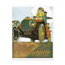 Vintage Pierce-Arrow Advertisement Postcards