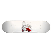 Vintage Piggies & Bird In Bath Skate Deck