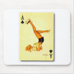 vintage pin up ace mousepads