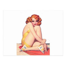 Vintage Pin Up Girl Postcards