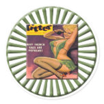 Vintage Pin Up Girl Sticker