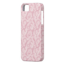 Vintage Pink Ethereal Paisley Design iPhone 5 Case