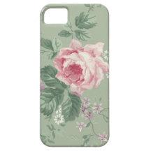 Vintage Pink Rose Floral iPhone5 case