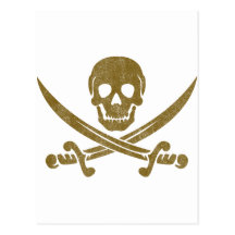 Vintage Pirate Post Card