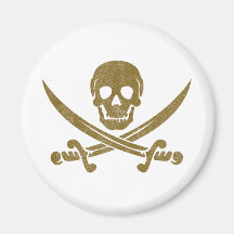 Vintage Pirate Refrigerator Magnets