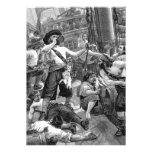 Vintage Pirate Wedding Invitation
