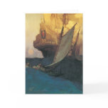 Vintage Pirates; Attack on a Galleon Cards