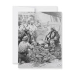 Vintage Pirates Counting Their Loot and Treasures invitations
