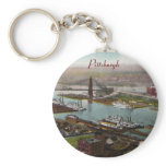 Vintage Pittsburgh 1800s Keychain