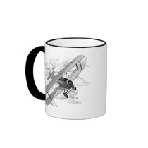 Vintage Plane Mugs