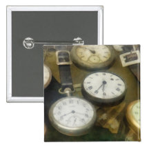 Vintage Pocket Watches Button