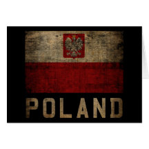 Vintage Poland Greeting Card