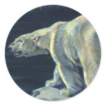 Vintage Polar Bear on an Iceberg in the Arctic stickers
