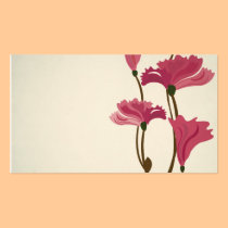Vintage poppies Business Card business cards