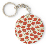 Vintage Poppies keychains