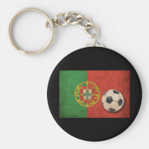 Vintage Portugal Flag Key Chains