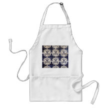 Vintage portuguese azulejo apron