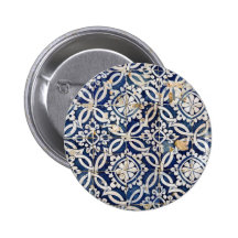 Vintage Portuguese Azulejo Buttons