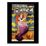 Vintage Postcard:  Bieres de la Meuse