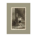 Vintage Postcard - Boy and Girl