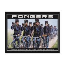 Vintage Postcard: Fongers Army Bicycles