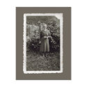 Vintage Postcard - Young woman in vineyard