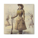 Vintage Poster of Miss Annie Oakley magnets