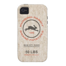 Vintage Potato Sack iPhone 4/4S Cases
