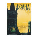 Vintage Prague (Praha) Poster postcards