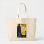 Vintage Praha Poster Canvas Bag