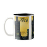 Vintage Praha Poster Mugs