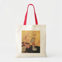 Vintage Princess Badoura Fairy Tale, Edmund Dulac Canvas Bags