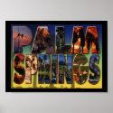 Vintage Print Greetings Palm Springs