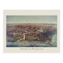 Vintage Print of Washington, D.C. Postcard