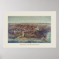 Vintage Print of Washington, D.C.