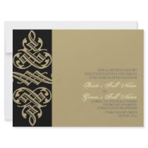 Vintage Printers Ornament Swirl - Wedding Invites