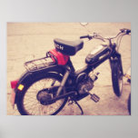 Vintage Puch MV 50 Bike. Poster posters