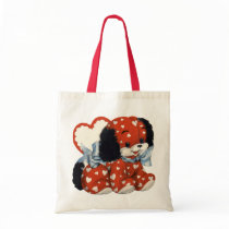 Vintage Puppy Valentine bag