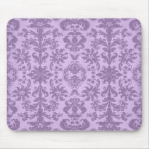 Vintage Purple Damask (12) Mouse Pad