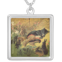 Vintage Puss in Boots Fairy Tale Carl Offterdinger Pendants